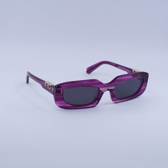 ?️New Off-White OERI13C RENTON 3707 Sunglasses - Striped Purple Frame main image 6